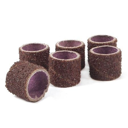 Forney Sanding Sleeves, Coarse Grit, 1/2 in x 1/2 in 6-Piece 60220